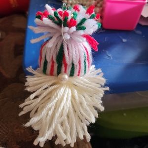 Santa ski hat ornaments